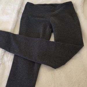 Athleta Herringbone Gray Leggings